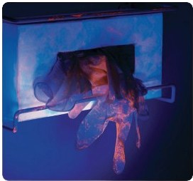 Contamination risk from reaching into a box